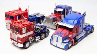 Transformers Movie Leader Scal 4 Optimus Prime Truck Car Vehicle Robot Toys