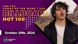 Billboard Hot 100 Top Singles This Week (October 19th, 2024)