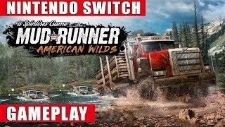 MudRunner - American Wilds Edition Nintendo Switch Gameplay