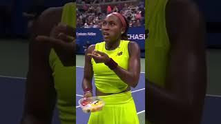 Coco Gauff making SURE her opponent didn’t get an illegal break  #shorts