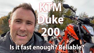 KTM Duke 200 Review. Is it fast enough? Reliable?