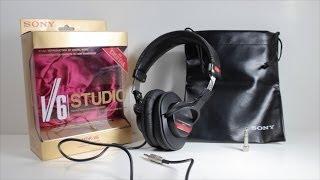 Sony MDR-V6 Studio Monitor Headphones Unboxing