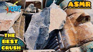 Satisfying Stone Crushing Process ASMR Giant Rock Crushing Jaw Crushing in Action #stonecrusher