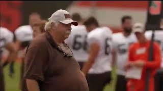 Cleveland Browns OL Coach Bob Wylie