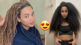  Celebrities Show Off Their Natural Hair!️ Zendaya, Rihann - Nicki Minaj - Beyoncé - Tyla.