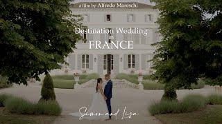 Wedding in France at Immaculate Chateau in Le Temple sur Lot - Destination Wedding Videographer