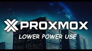 How To Lower The Power Use of Proxmox Server