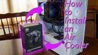 Installing a HYPER 212 BLACK EDITION Air Cooler in a PC (Tutorial)