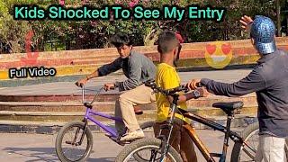 I Meet My Little Fans And He Was ShockedTo See My Entry‍️Akram Rider #shortfilm #bmx #concept