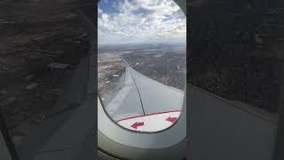 Over the wing window seat view of Phoenix before landing. #american #a321