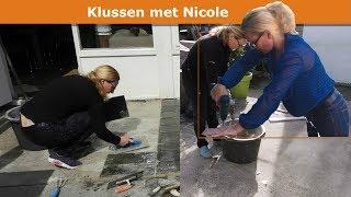 Makeover van betonnen terras met prachtige tegels