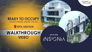 Empire Insignia - Ready to Occupy Landowner Share Villas near Appa Junction