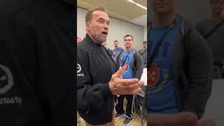 Arnold Pump Club Morning Arrival of Arnold