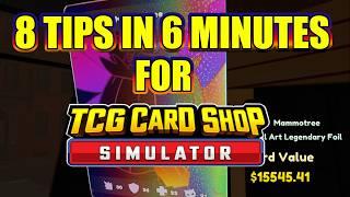 8 Tips I wish I knew Before Starting TCG Card Shop Simulator