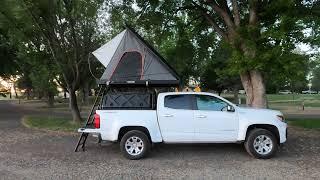 Camping at the Charbonneau Campground Army Corps of Engineers Campsite