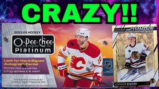 INSANE HOT BOX! 2023-24 UPPER DECK O-PEE-CHEE PLATINUM HOBBY BOX BREAK - MONSTER PULLS!