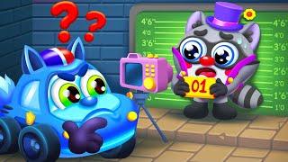 Stranger Clown Escape From Color Prison️ | Shape-Shifting Antel | Safety Tips | Baby Cars Cartoon