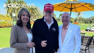 Danielle Smith visits Donald Trump at Mar-a-Lago