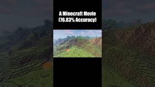 A Minecraft Movie (76.83% accuracy) #minecraft #aminecraftmovie #jackblack #memes #gaming #cinematic