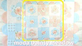 moda【Dainty Meadow】で作るミニタペストリー