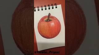Apple  Realistic drawing ️ #shorts #art #realistic #drawing #apple #short