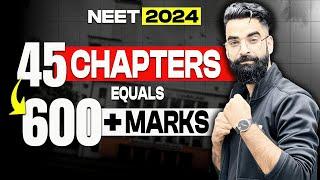 45 Chapters equals 600+ Marks| NEET Ultra-High Yield Chapters 