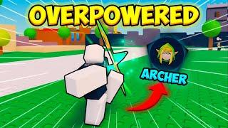 Using ARCHER is OVERPOWERED in Project Smash Roblox..