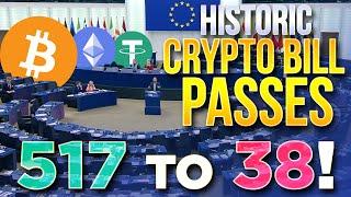 Historic EU Crypto Bill Passes!!️ U.S. Holds Emergency Stablecoin Hearing 