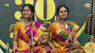 Anahita & Apoorva  (Vocal Duet) – Mudhra’s 30th Fine Arts Festival