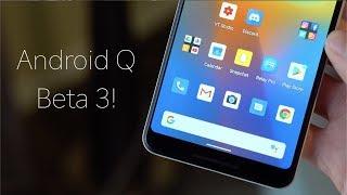 Android Q Beta 3: New Gestures and Dark Theme!