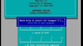 Using FreeDOS - installing programs