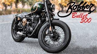 Custom RE Bullet 500 Bobber | Hand Built Royal Enfield Bullet 500