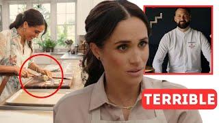 SHE CAN'T COOK! Chefs ROAST Meghan for Dreadful Knife Skills on Her Cooking Show