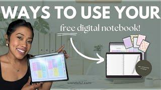 All the ways to use this free digital notebook!