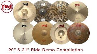 Red Cymbals 20" and 21" Ride Cymbal Compilation Demo