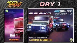 NFS No Limits | Day 1 - 2015 Land Rover Defender 110 | Bravo