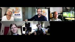 MAIK ONLINETALK #45  "In Ausbildung und Beruf als Mensch mit Beatmung und Schwerbehinderung"