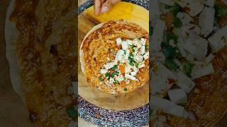 Roti tacos | Homemade tacos #leftoverricerecipe #shorts #youtubeshorts #ytshorts