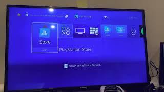 How to sign into playstation network ps4