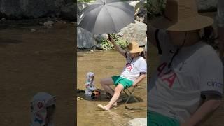 나만알고싶은곳 계곡 물놀이 너무 좋다 #주말육아 #근교여행 #세은이네세가족