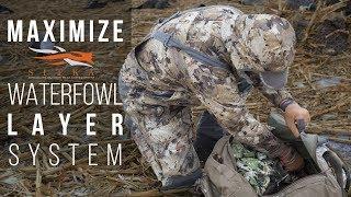 Sitka's Waterfowl Hunting System - Early to Late Season Camo Gear