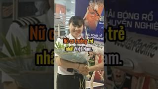 Nữ cơ trưởng trẻ nhất Việt Nam #tintuc #baihoccuocsong #vovancuong