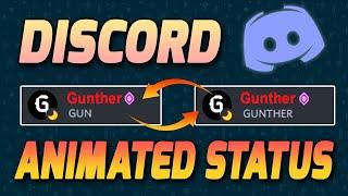 Animated Custom Status Discord Tutorial | Discord Custom Status | Discord Bot 2020