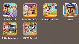 1 PAW Patrol A Day in Adventure Bay,2 PawPatrolABC,3 PAW Patrol Academy,4 PAW Patrol Rescue World