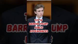 Top 10  BARRON TRUMP Most Jaw-Dropping Public Appearances Exposed #trump #usa  #barrontrump