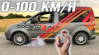 0-100KM/H CU CADDY-ul de la @CoastaDeEst    E RAPID?