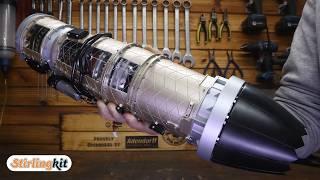 I assembled a F35 fighter Jet engine from Stirlingkit, its damn awesome.