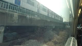 High Speed KTX Train Ride (No Talking, No Music) - Seoul to Busan, Korea