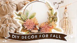 DIY FALL ROOM DECOR That's Actually CUTE!    Easy + Affordable! (2020)