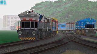 WDP4 AC EXPRESS vs WDP4B DD AC EXPRESS | BUMPY RAILROAD | Train Simulator | Railworks | IT GMAER BOY